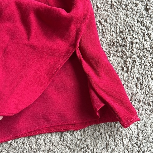 Reiss Juno Cutout Detail Tank Top Blouse Red - Picture 7 of 9